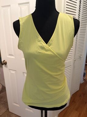 Fila Sleeveless Lemon Wrap-Style Women’s Top